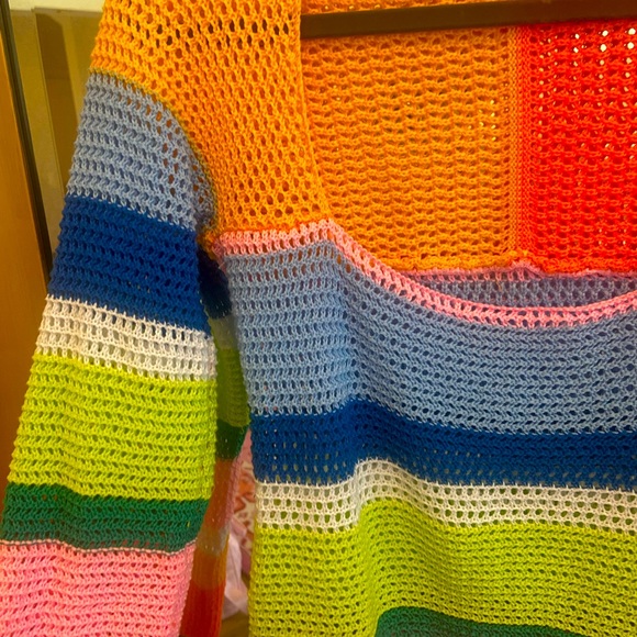 Rainbow knit dress! - Picture 2 of 2
